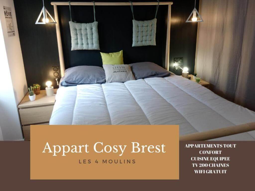  Appart Cosy Brest - Hôtels à Brest 